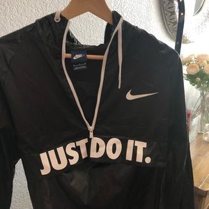 A black and white Nike windbreaker!